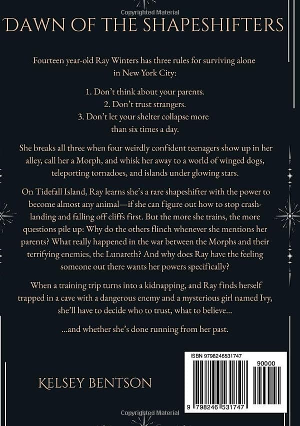 Dawn of the Shapeshifters — back cover